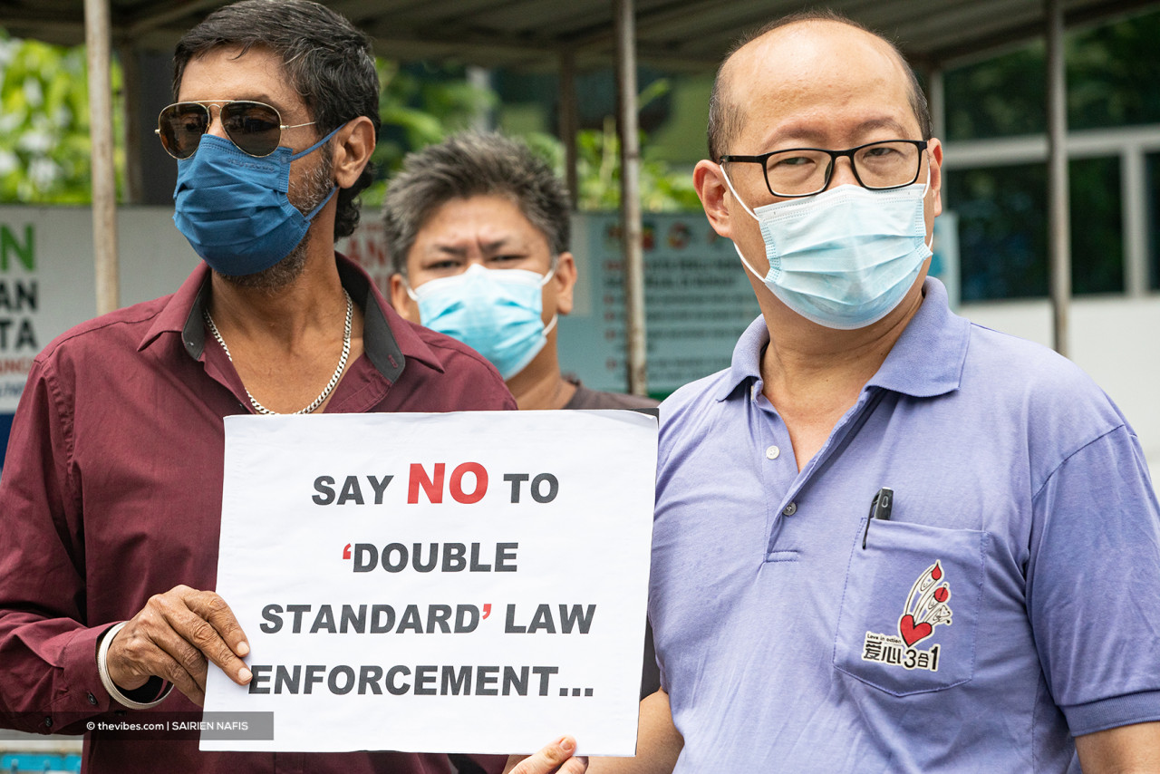About 1,000 police reports are being lodged nationwide today against Syakir Nasoha, says S. Shashi Kumar. – SAIRIEN NAFIS/The Vibes pic, October 10, 2021
