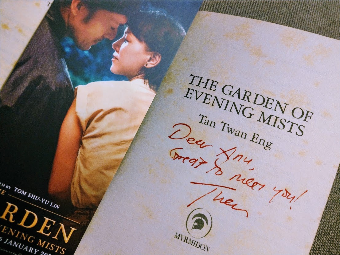 Anushia actively gets involved in book clubs in her free time. Pictured is a copy of ‘The Garden of Evening Mists’ signed by author Tan Twan Eng at Lit Books independent bookstore, one of her favourite places in KL. – Pic courtesy of Anushia K. Kanagasabai