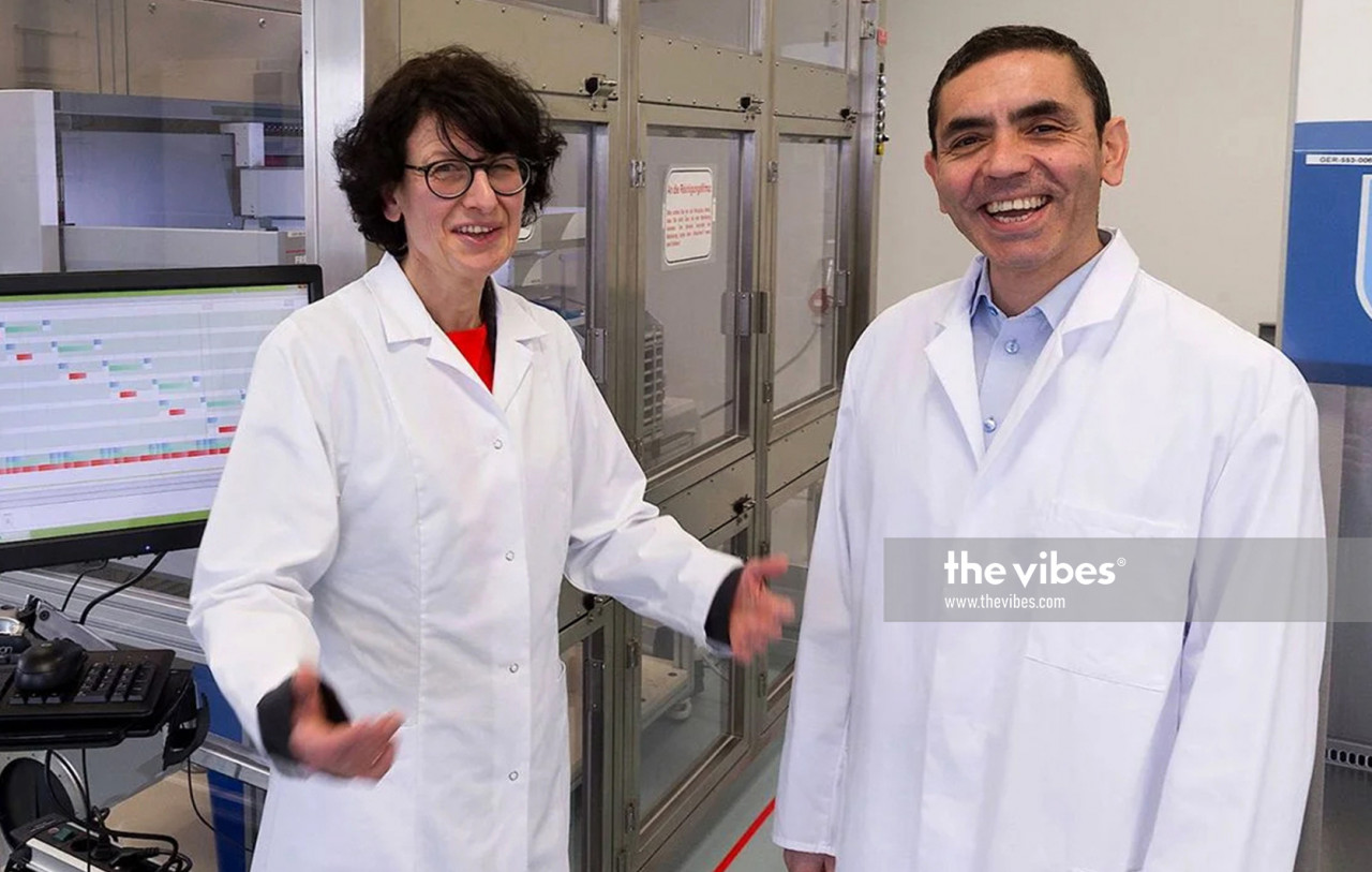 Vaccine pioneers: Prof Ugur Sahin (R) and Dr Özlem Türeci. – Focus pic, November 13, 2020