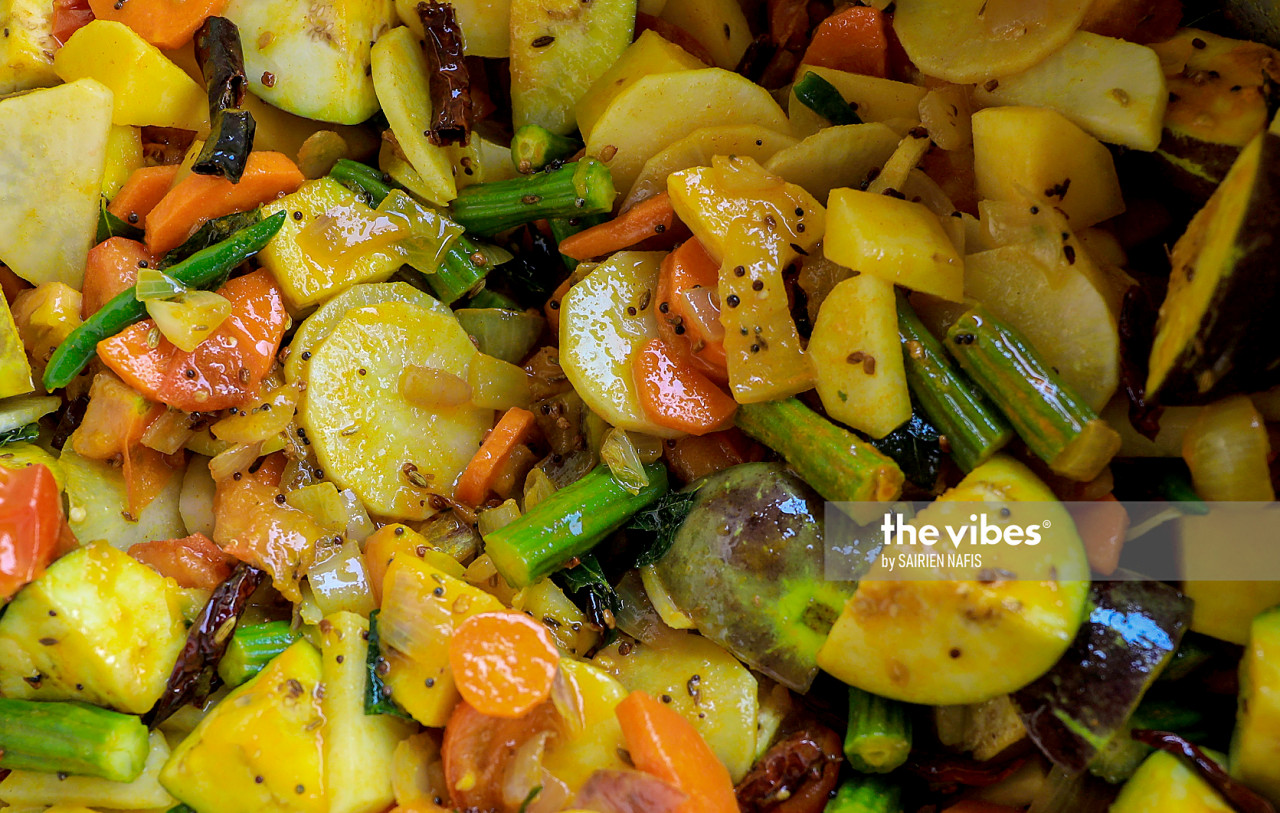 A colourful vegetable dish prepared for the Festival of Lights. – The Vibes pic, November 14, 2020