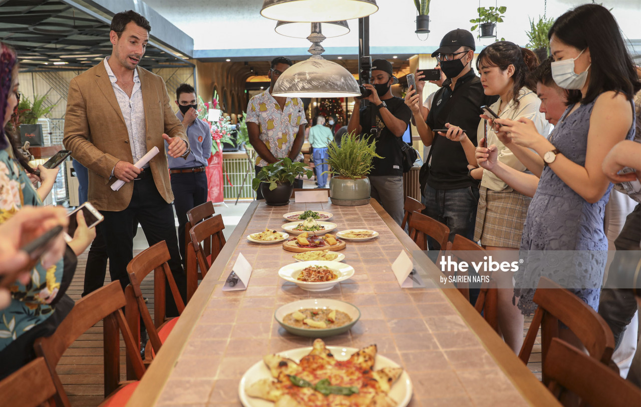 Chief Executive of Petra Cucina, Roberto Guiati describes some of the signature dishes available. - The Vibes pic