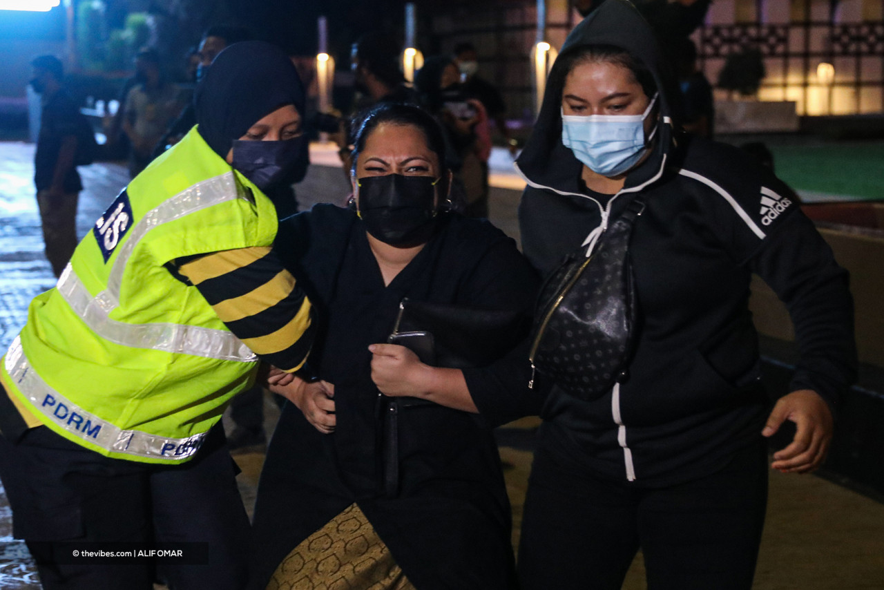One of the plaintiffs, Nalina Nair, 32, says the purpose of the suit is ‘to set the record straight (and) tell the authorities that what you did that day was very wrong’. –  ALIF OMAR/The Vibes pic, December 30, 2021