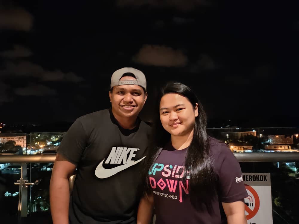 Sandalena Lok (right) converted to Islam in February this year. – Pic courtesy of Sandalena Lok