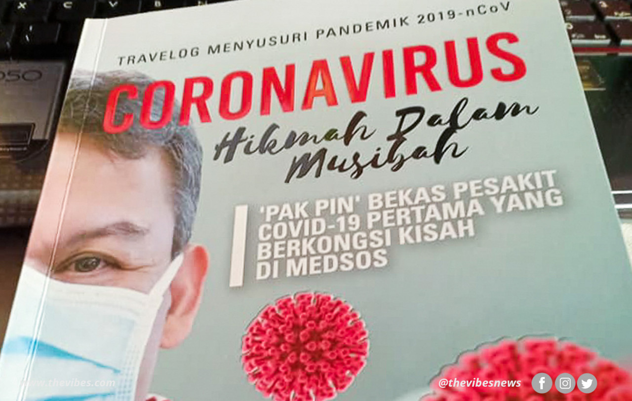Ariffin’s 170-page book, which he wrote during the post Covid-19 positive diagnosis, discussing his experiences during the period. – Pic courtesy of Ariffin Mamat’s Facebook, January 20, 2021