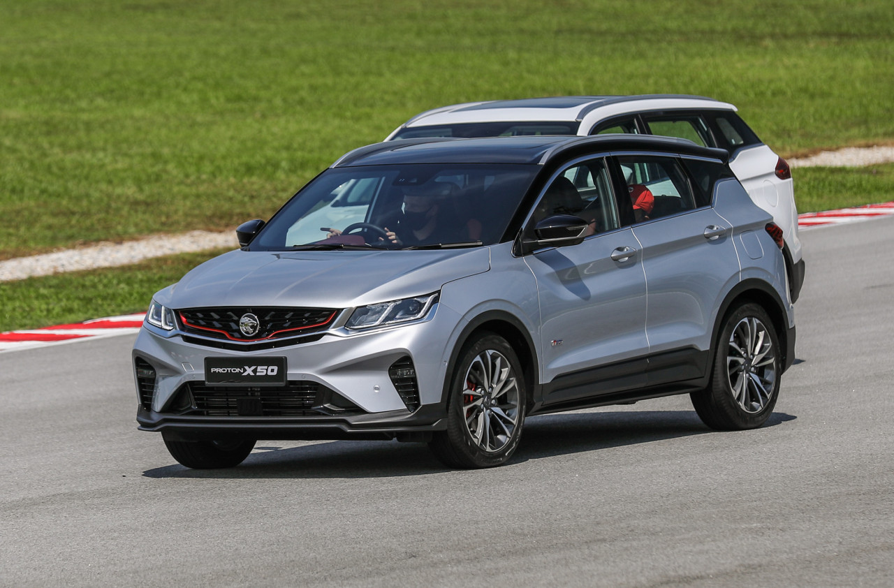 The recently launched Proton X50. – Pic by Daniel Fernandez