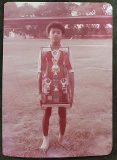 Young Mirnawan with his medals, and trophies. – The Vibes, October 9, 2020