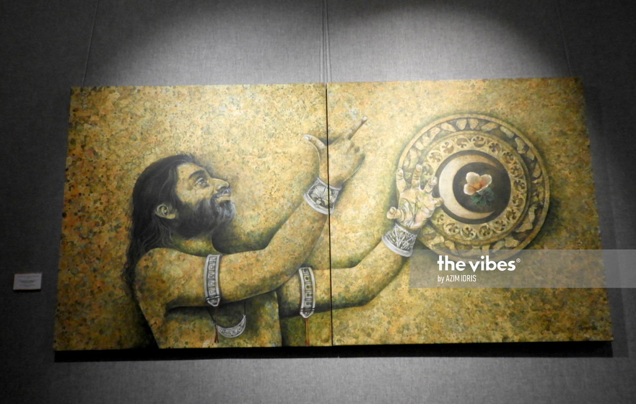'Homage to the Malay moon and Chinese Flower' by Jeganathan Ramachandram. – AZIM IDRIS/The Vibes