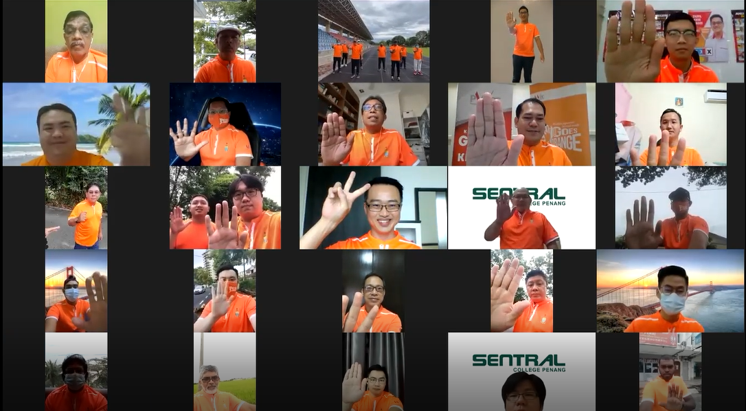 90 of the walk's participants joined their localities virtually. – Pic from Penang Women’s Development Corporation