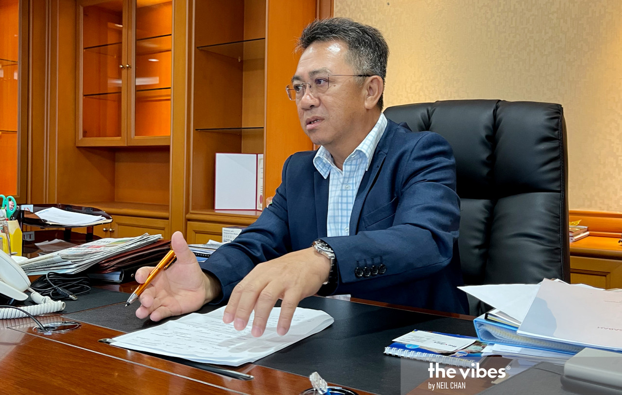 Datuk Joachim Gunsalam moots a palm oil council, oil and gas council, and entrepreneurship council for Sabah. – NEIL CHAN/The Vibes pic, January 17, 2021