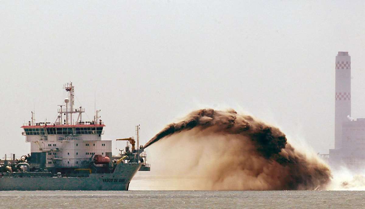 Sand extraction for reclamation work under the Penang South Islands project will be confined to localised areas, which will not majorly impact the sea. – AFP pic, June 9, 2021