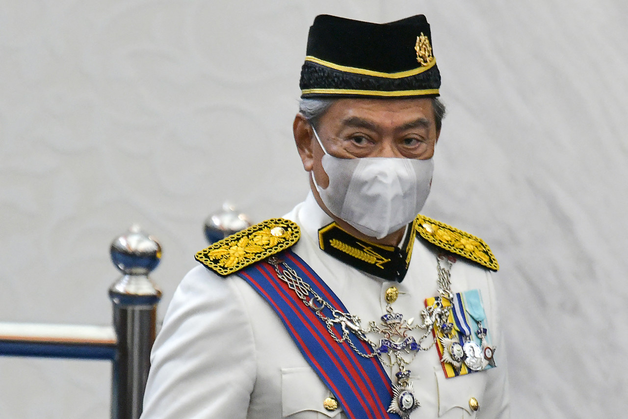 With the emergency's end, the Dewan Rakyat and various state assemblies will be allowed to convene, which may indicate the end of Perikatan Nasional's rule under the leadership of Prime Minister Tan Sri Muhyiddin Yassin. – AFP/Information Department/Nazri Rapaai, June 12, 2021