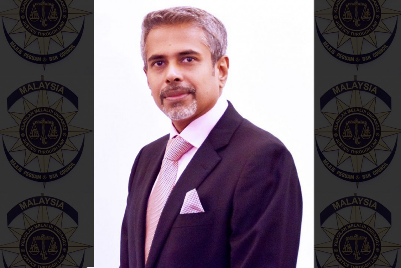 Malaysian Bar president A.G. Kalidas says the cabinet, MPs, and speaker must be fully transparent and accountable as Malaysians need to be able to trust their government the most at this time. – Malaysian Bar website pic, July 30, 2021