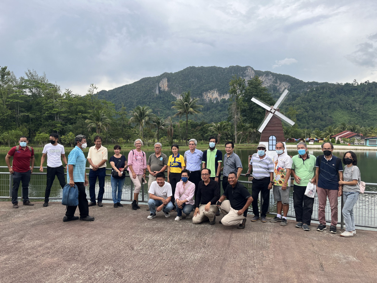 The first group of participants on the trip, involving 25 individuals consisting of tour guides, tourism industry players and travel enthusiasts, are seen here in a photo taken last month. – RACHEL YEOH/The Vibes pic, May 2, 2022