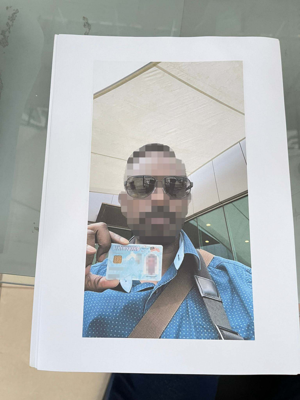 The verification selfie of person renting Nor Azam Budin’s car. – Pic courtesy of Nor Azam Budin, July 6, 2022