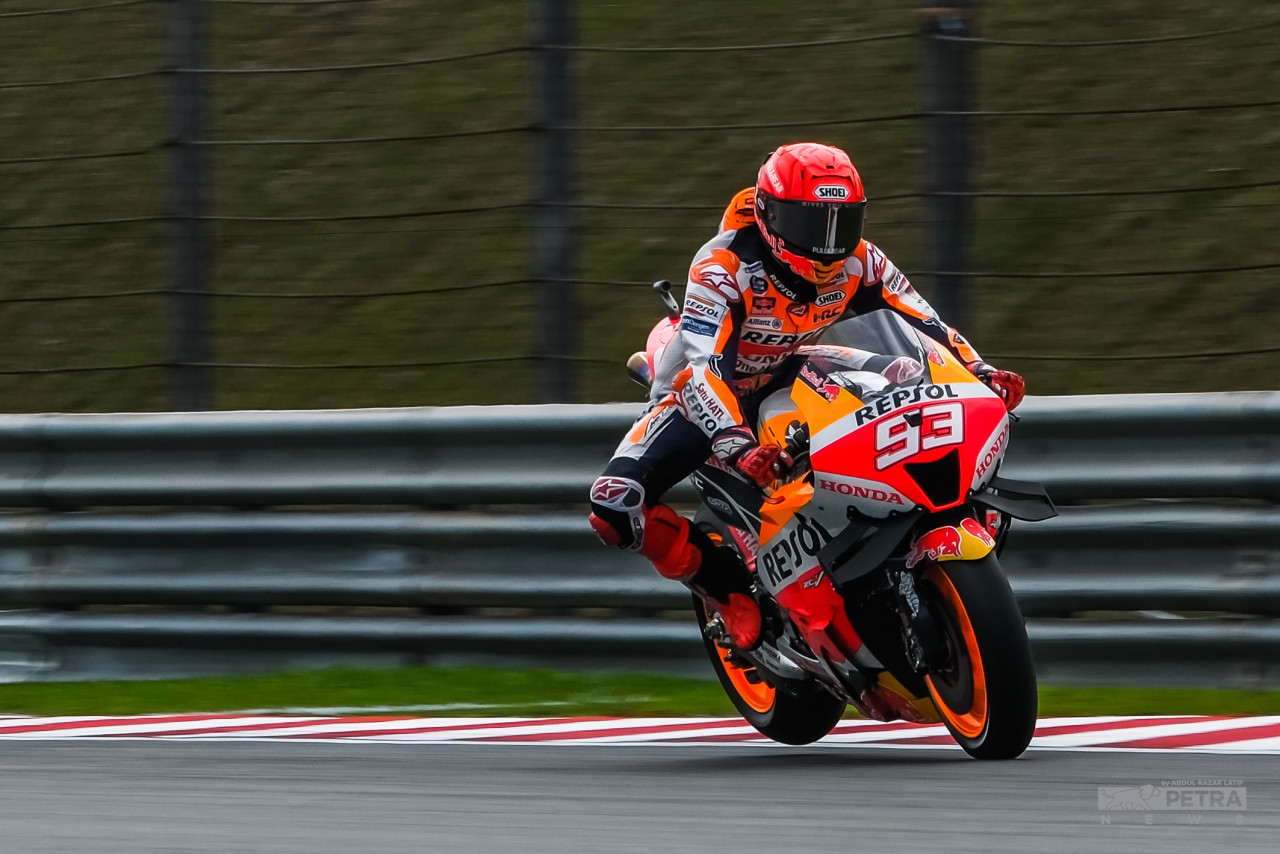 Six-time world champion Marc Marquez of Spain who races for Honda was a fan-favourite at the Sepang International Circuit. – ABD RAZAK LATIF/The Vibes pic, November 3, 2022