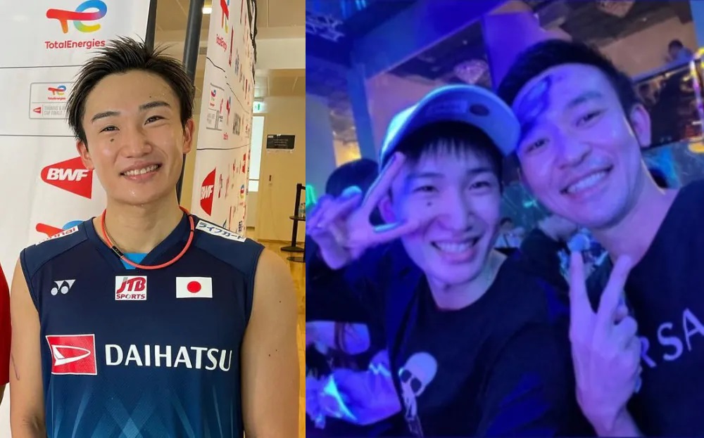 Netizens have expressed concerns that Lek Gor would be a ‘bad influence’ to Kento Momota, telling him to stay away from the world number two Japanese shuttler. – Kento Momota Instagram pic, July 27, 2022