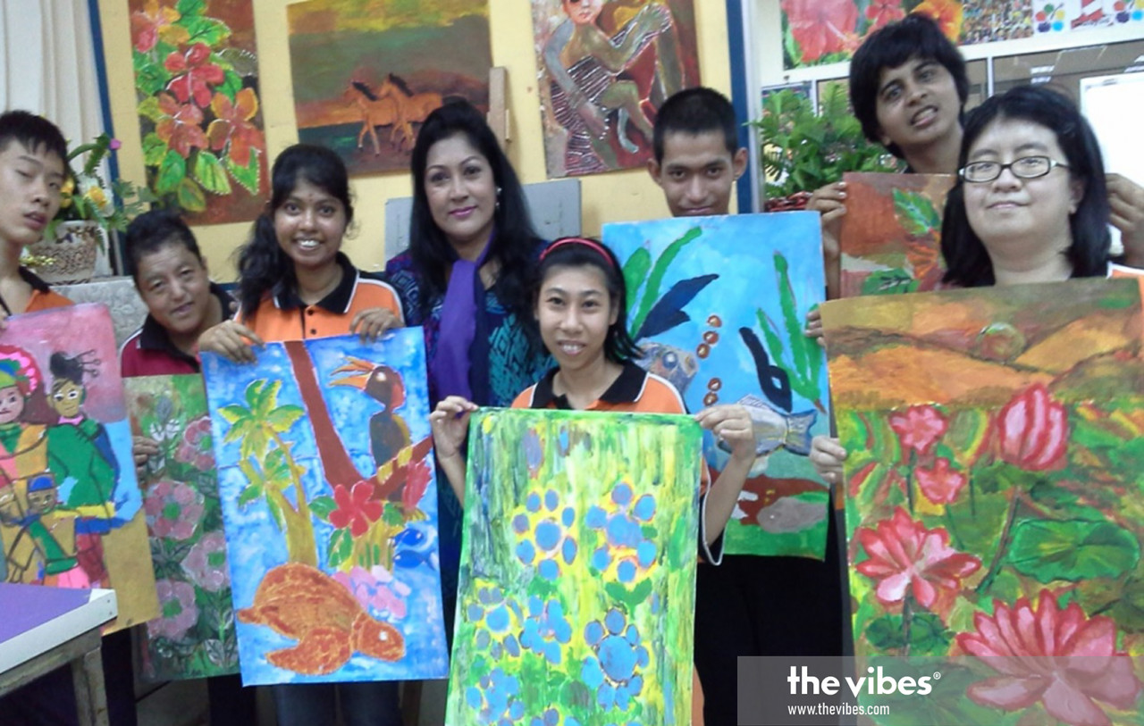 (Above and below) Art produced by the children and adults of SAMH. – Pic courtesy of SAMH