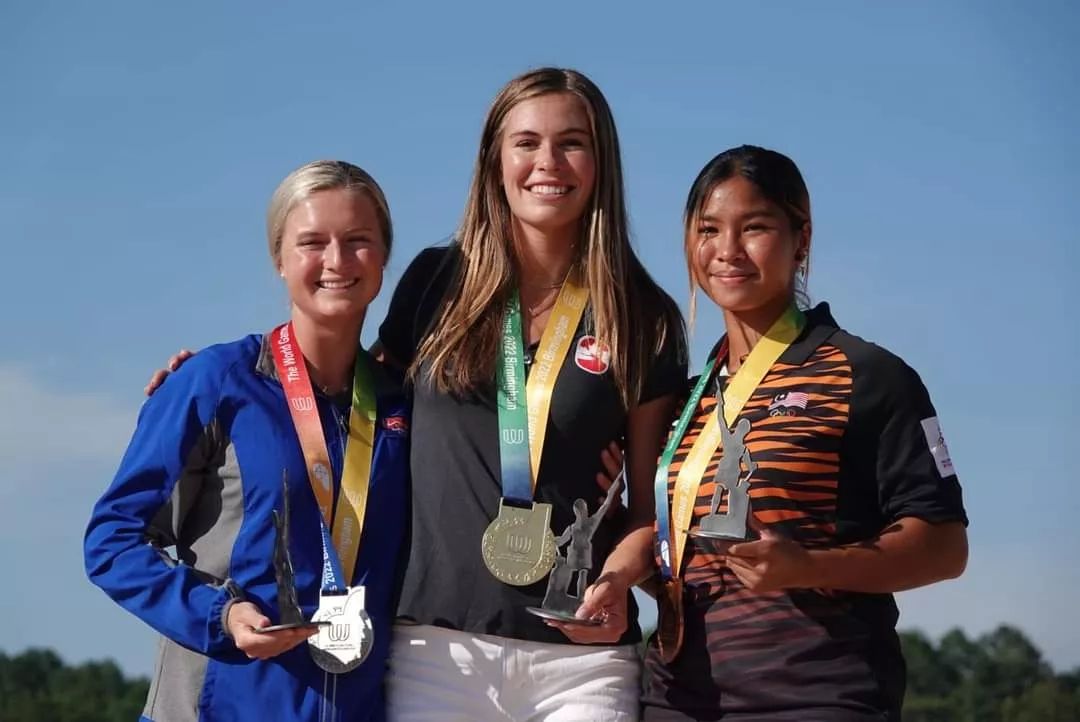 Aaliah amasses 7,960 points to finish third out of a total of five participants in the finals held at Oak Mountain State Park, behind gold winner Neilly Ross of Canada and silver medallist Anna Gay from the US. – Hanifah Yoong Yin Fah Facebook pic, July 16, 2022