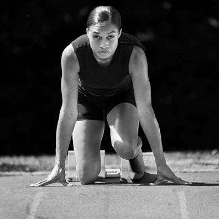 Pic courtesy of Allyson Felix Facebook