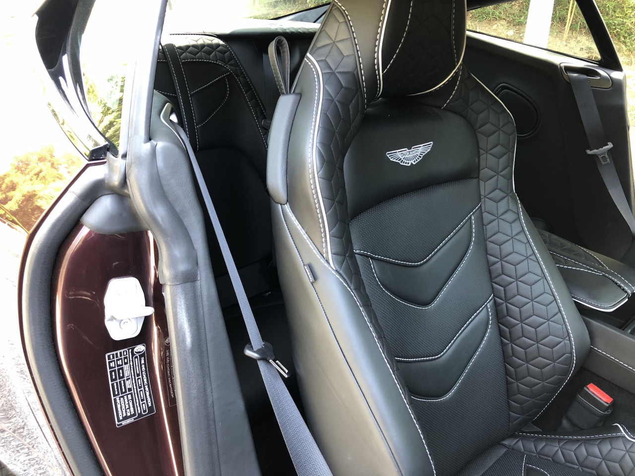 Supple, aromatic leather and Alcantara upholstery. – Daniel Fernandez pic