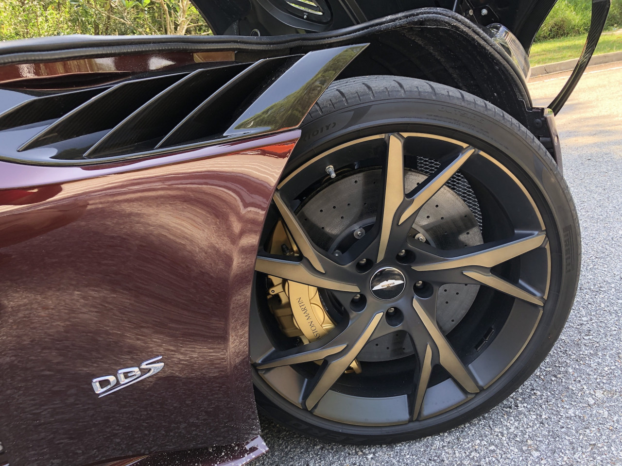 Pirelli tyres developed specifically for DBS Superleggera. – Daniel Fernandez pic