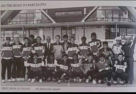 1991 Auckland Olympic Qualifier. - Pic courtesy of Mirnawan Nawawi