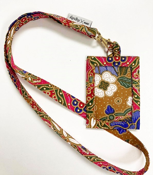 Batik lanyard from the Dignity for Children Foundation. – Pic courtesy of the Dignity for Children Foundation