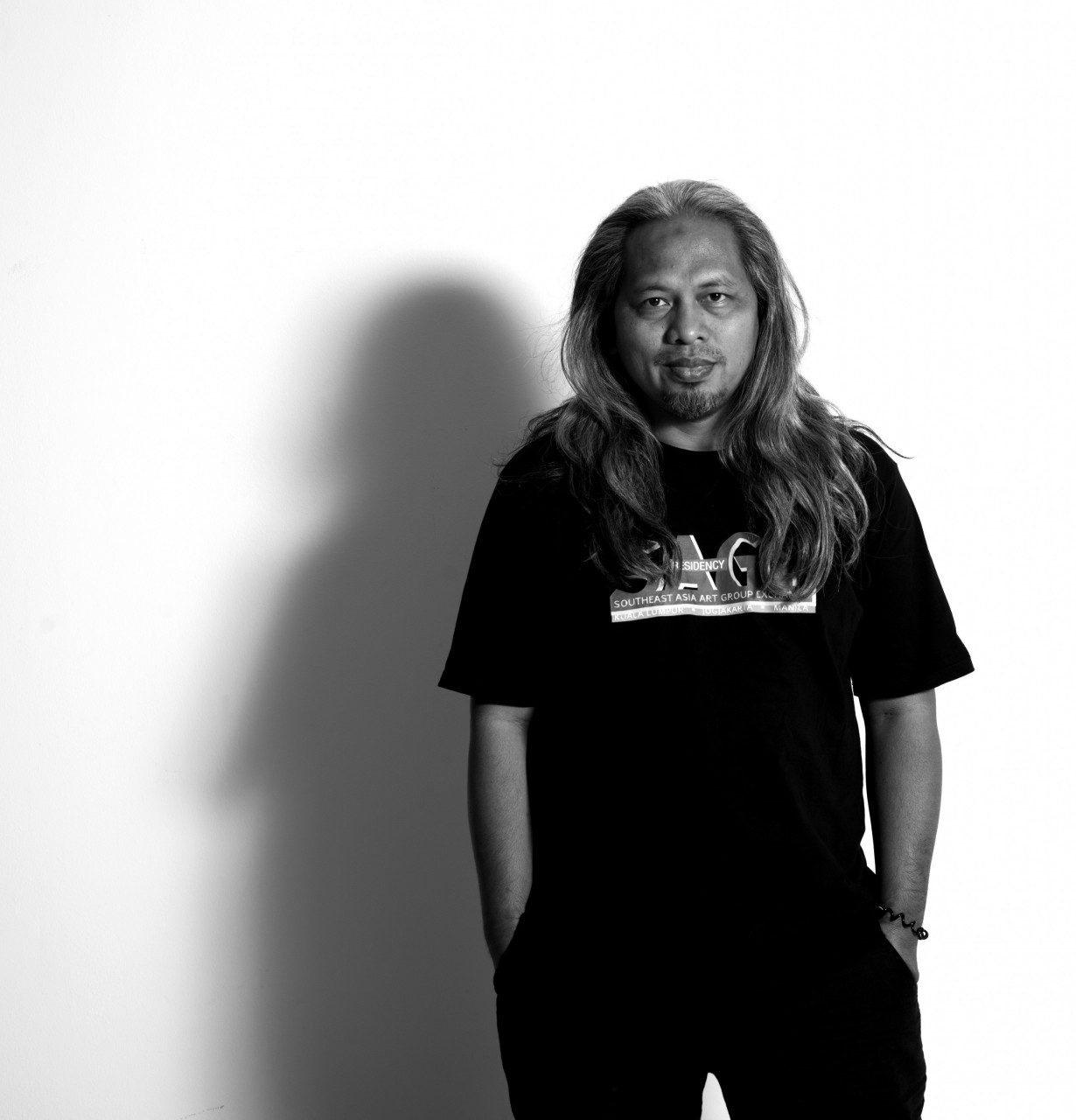 The artist Bayu Utomo Radjikin.