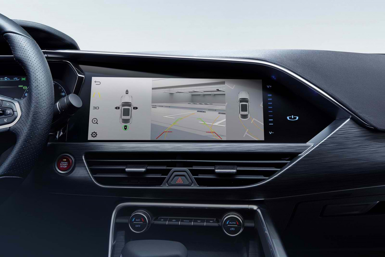 The video display panel of the Geely Xing Yue. - Pic courtesy of Geely Auto