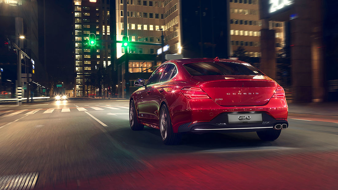 The Genesis G70. – Pic courtesy of Genesis Korea, October 27, 2020