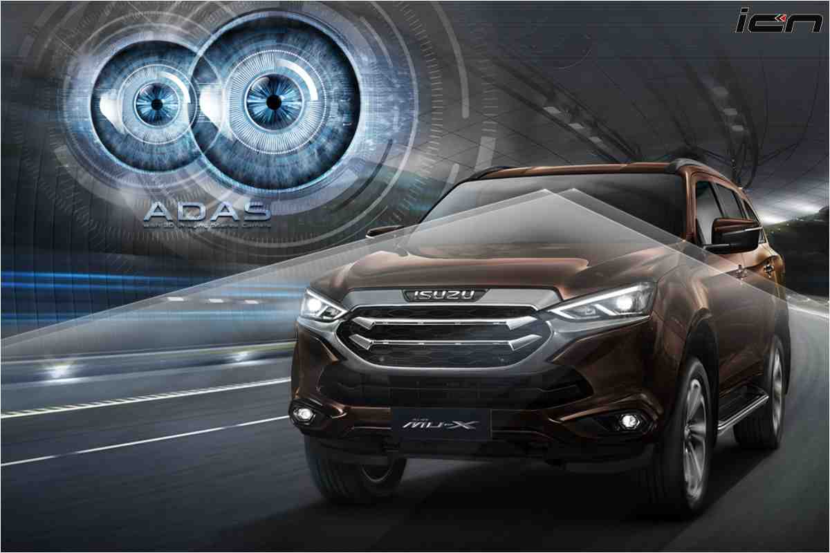Safety features of the Isuzu mu-X. – Pic courtesy of Isuzu Thailand, October 30, 2020