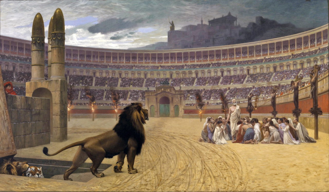 The Christian Martyrs' Last Prayer, by Jean-Léon Gérôme (1883). A more detailed explanation would be appropriate on Christianity, which played a central role in Roman civilisation, the National Education Improvement Initiative report says. – Wikipedia pic, October 24, 2022