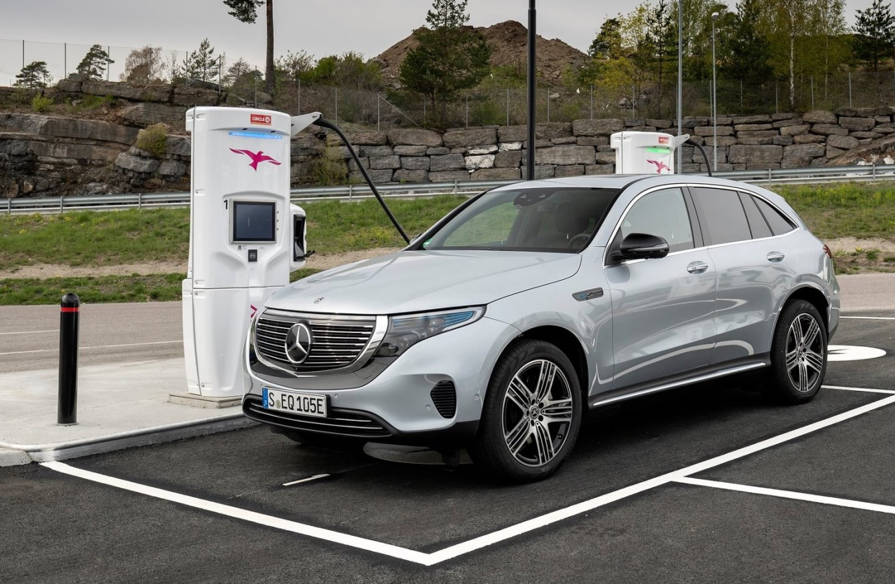 The all new Mercedes EQC electric vehicle that comes equipped with the MBUX Hyperscreen. – Pic courtesy of Mercedes-Benz