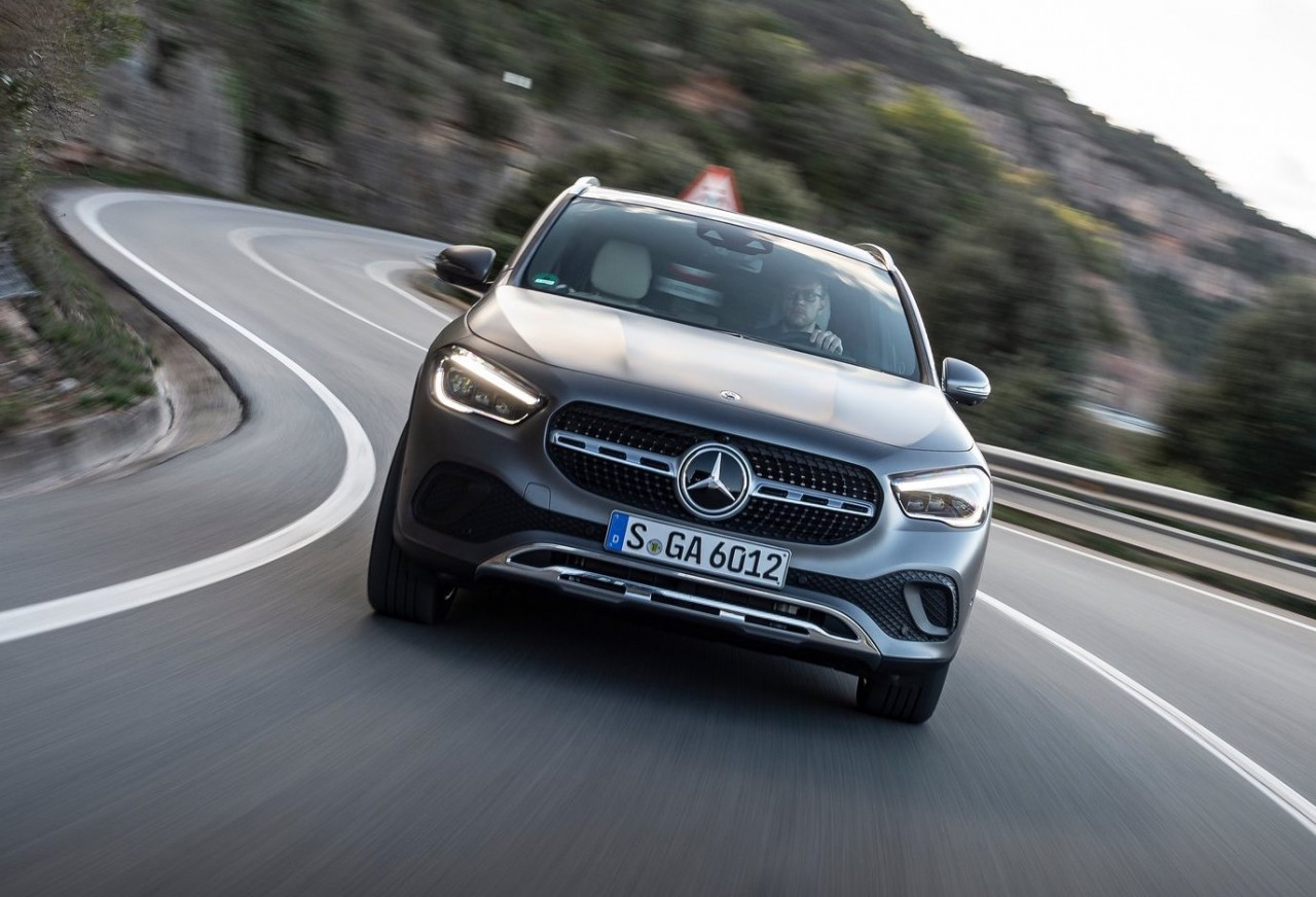 The strong bodywork of the 2020 model GLA compact SUV. – Pic courtesy of Mercedes-Benz