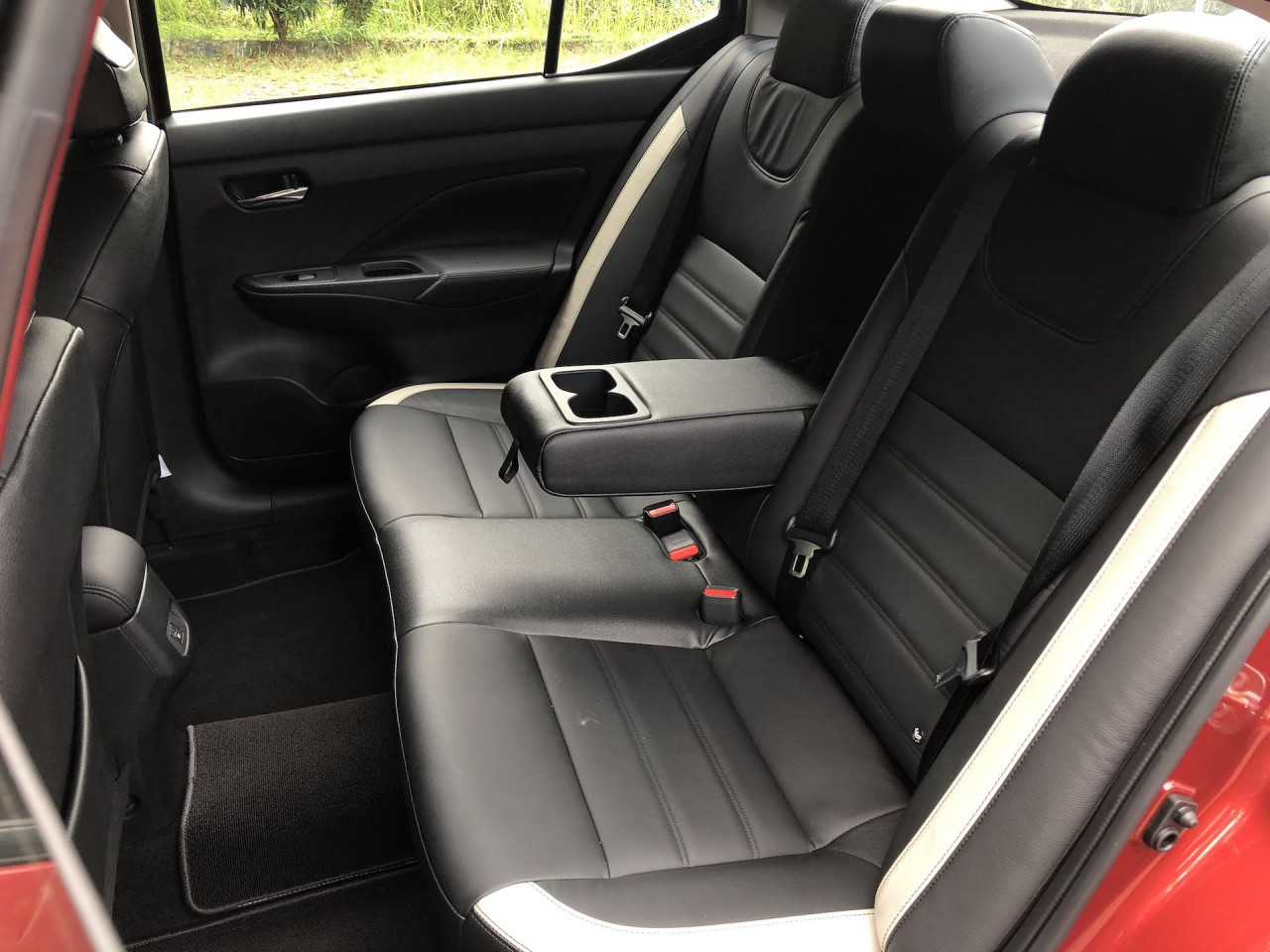 Another view of the backseat of the Nissan Almera VLT. – Daniel Fernandez pic