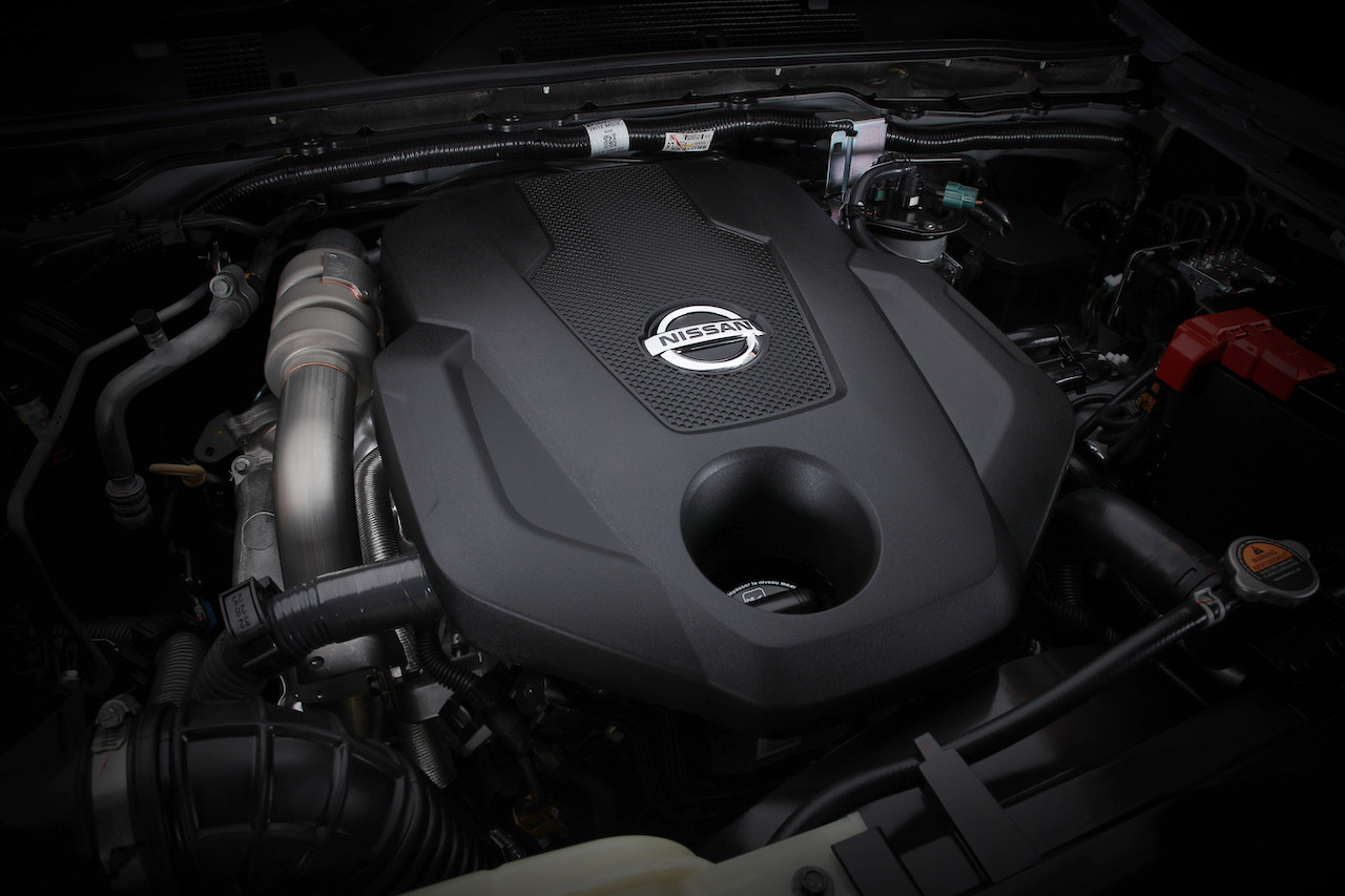 A peek at the Nissan Navara engine. – Pic courtesy of Nissan Global, November 6, 2020