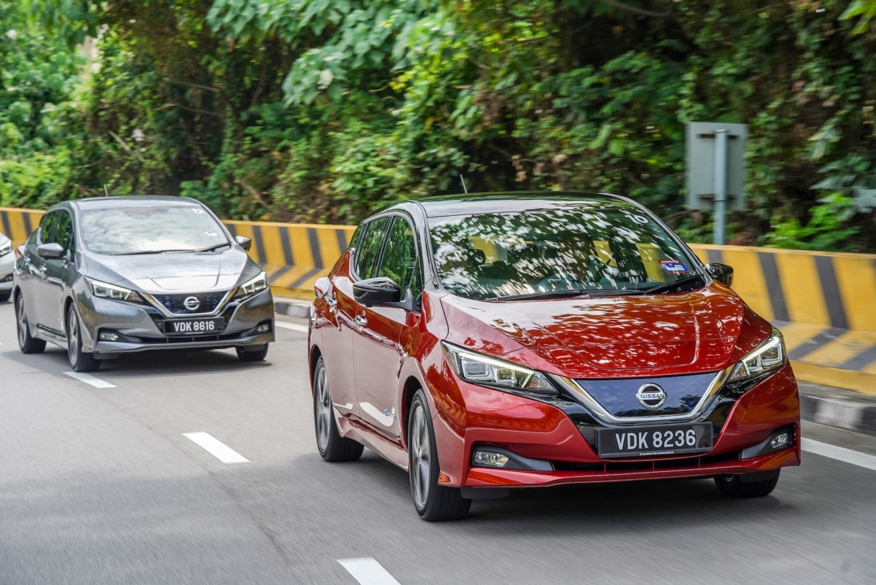 The Nissan Leaf EV. – Pic courtesy of Nissan Motor Corporation, October 22, 2020