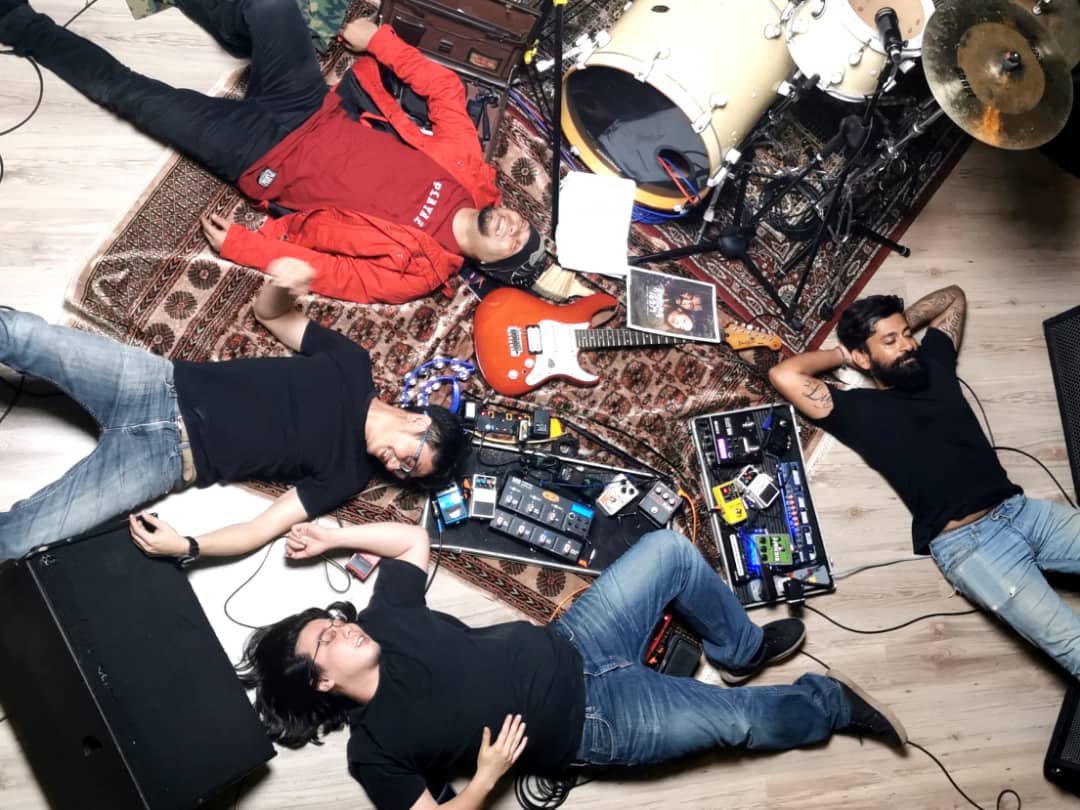SKITS is comprised of frontman Endee Ahmad, guitarist Brendan Teh, Eric Wong on bass, and Ravi Shankar on drums. - Pic courtesy of Soundscape Records