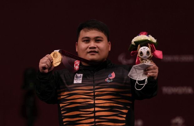 Bonnie Bunyau won gold in his first Paralympics appearance. - Bernama Pic, December 31, 2021