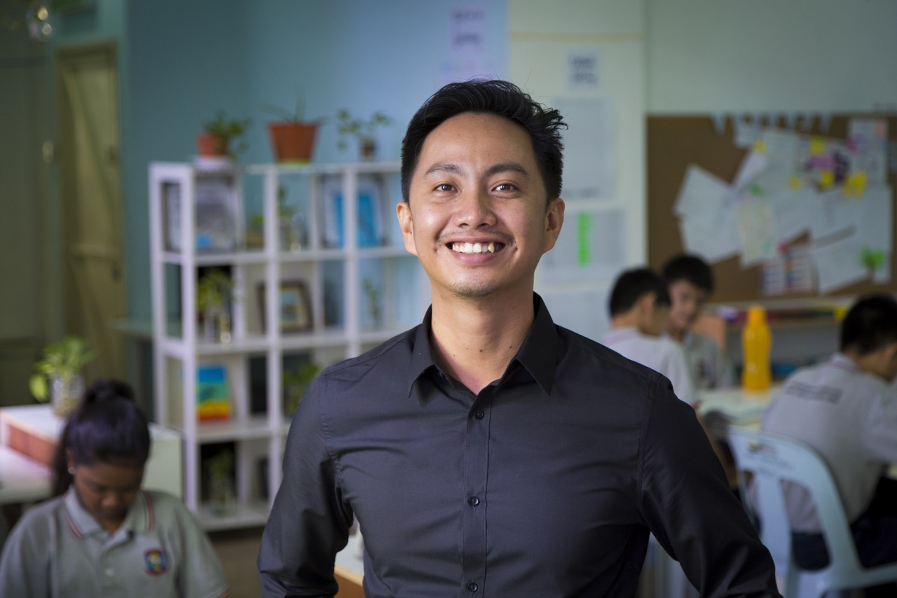 Fadlin Linsai of Dignity, who is also the project coordinator for Community Classroom. - Pic courtesy of Dignity