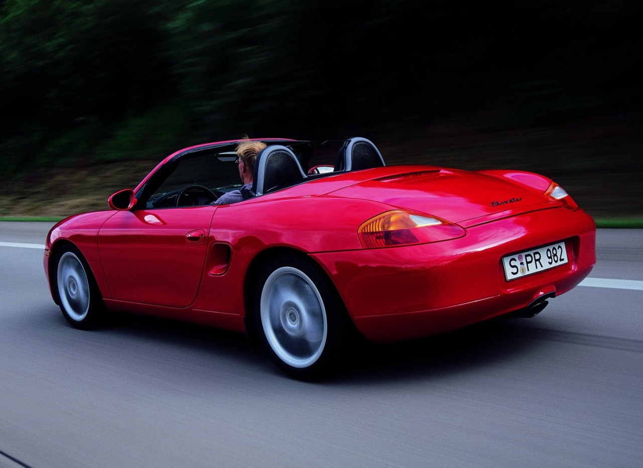 The sleek, elegant design of the 1996 Porsche Boxster. - Pic courtesy of Porsche AG