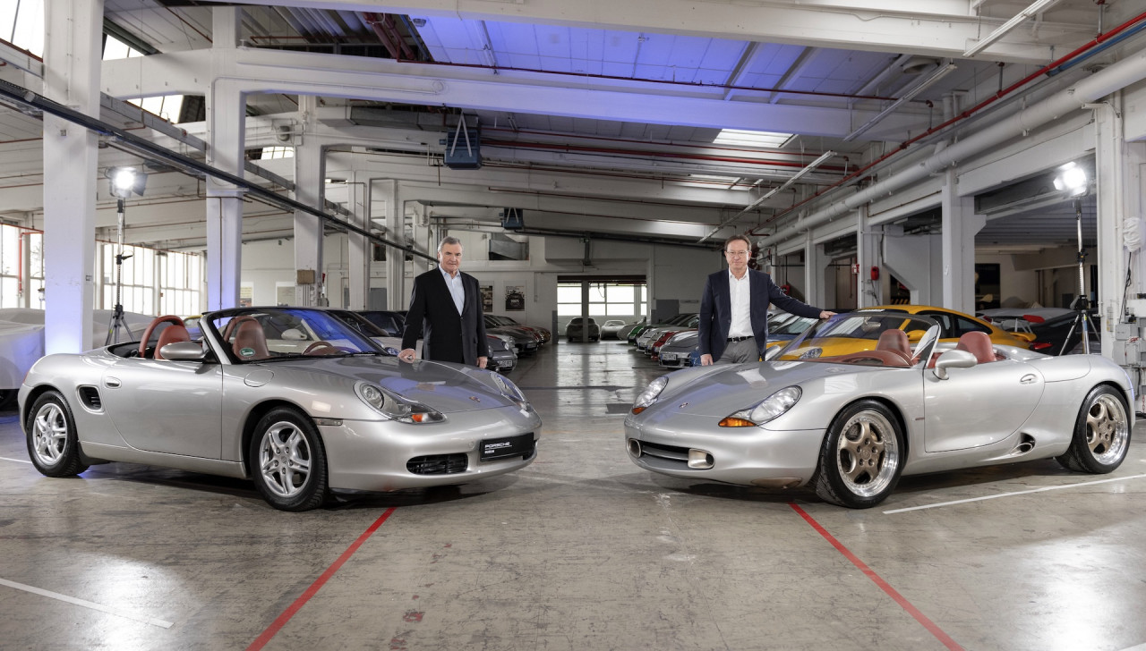 The 1996 Boxster revitalised the car company's fortunes. - Pic courtesy of Porsche AG