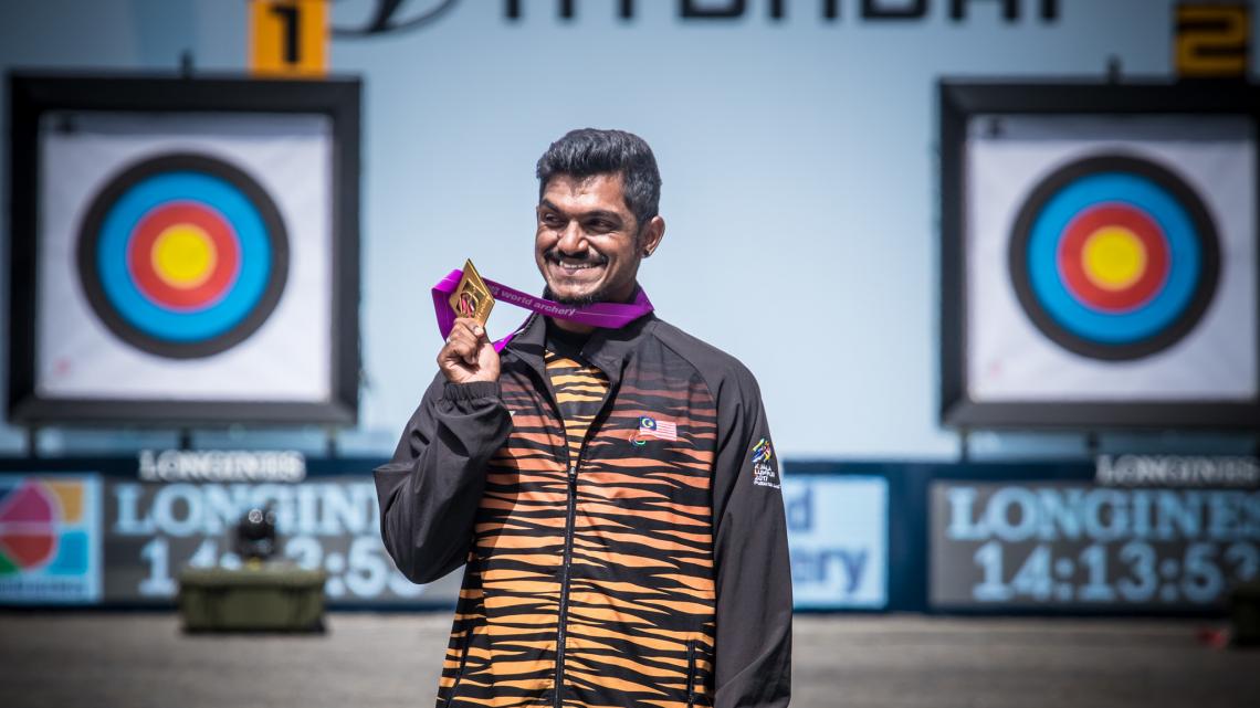 S. Suresh, who had made a mark at the 2019 World Para Archery Championship when he won the men's recurve event, was named National Para Sportsman. – Twitter pic, March 22, 2022