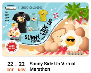 An example of a virtual marathon organised by JomRun. – Pic courtesy of JomRun