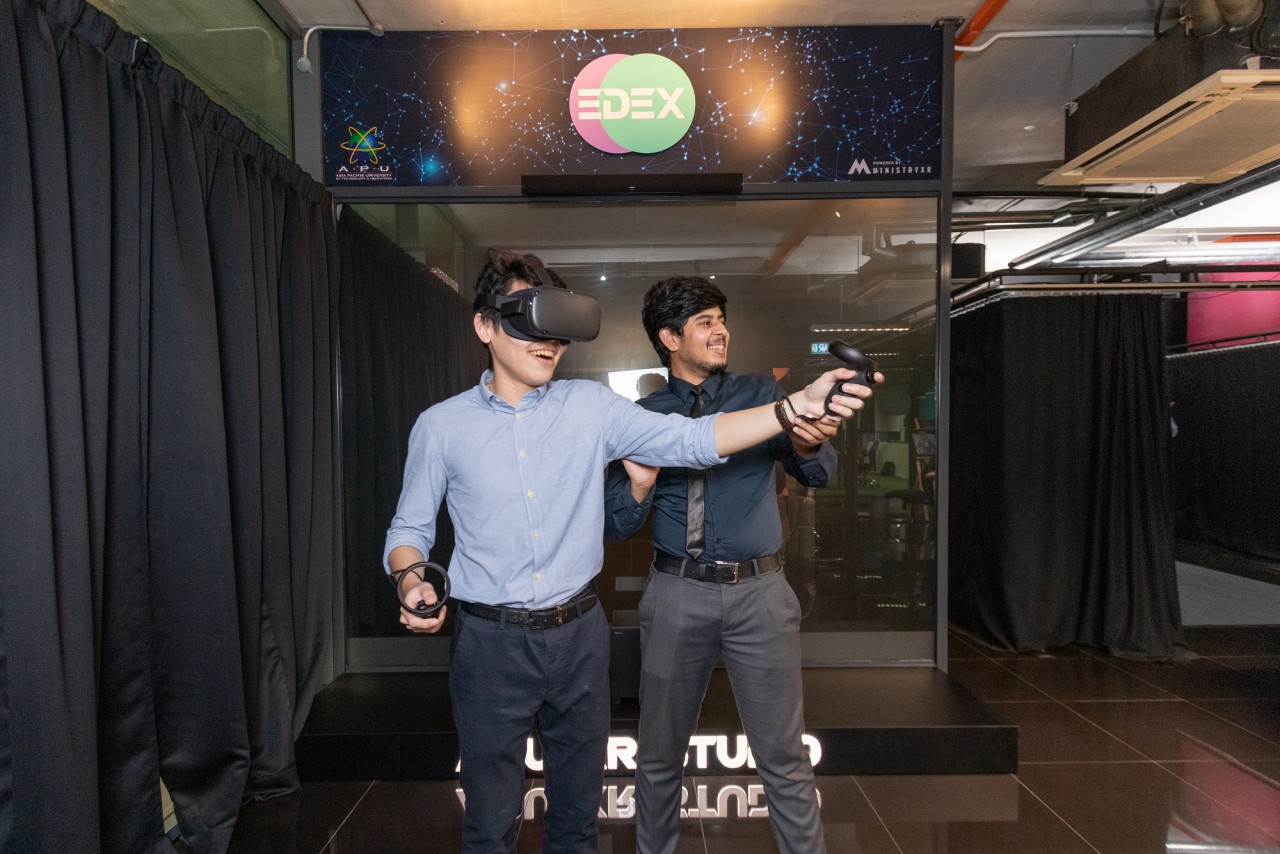 Developed in partnership with Ministry XR, XR (Meta) Studio – a first-of-its-kind facility among universities in Malaysia – built at Asia Pacific University of Technology and Innovation provides students with hands-on experience of Extended Reality. – APU pic, August 21, 2022