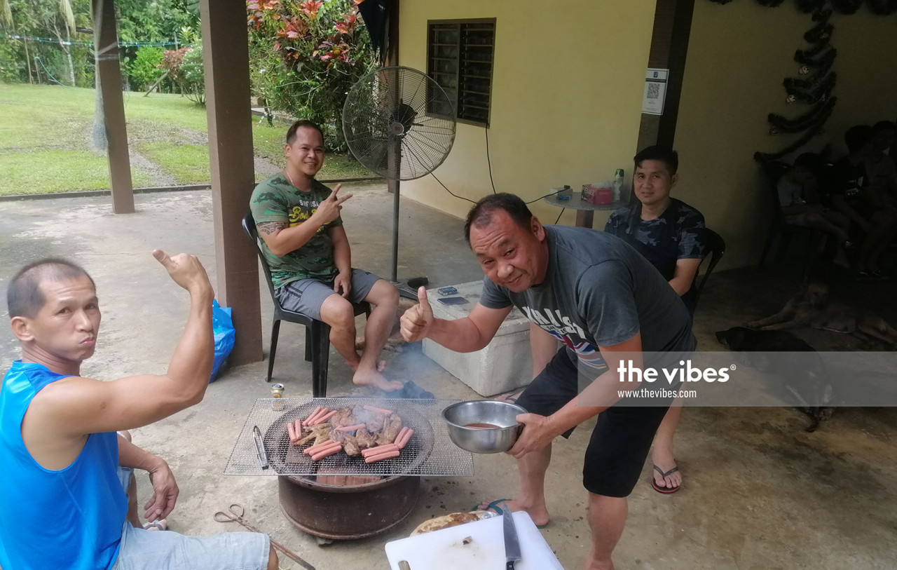 The Christmas celebration is low-key this year, with only close family members allowed to visit one another. – File pic, December 26, 2020