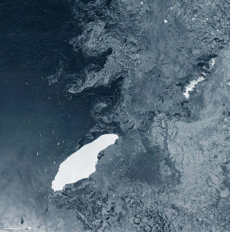 A68a iceberg, drifting in the South Atlantic, could crush organisms and their seafloor ecosystem, which would need decades or centuries to recover. – ETX Studio pic, November 5, 2020