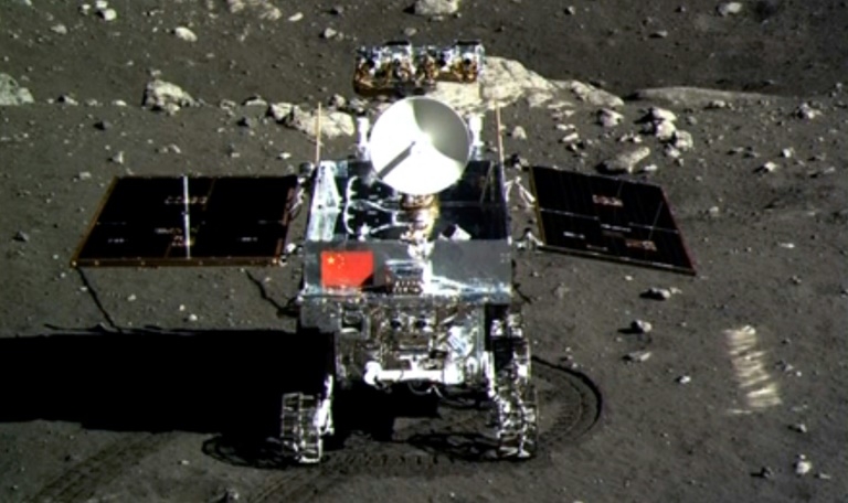 The Jade Rabbit lunar rover, launched in 2013, surveyed the moon's surface for 31 months. – AFP pic