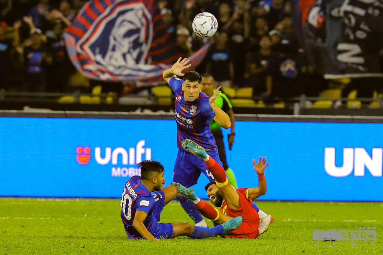 JDT went out for blood on November 26 after losing the Malaysia Cup last year to Kuala Lumpur City FC. – ALIF OMAR/The Vibes pic, December 1, 2022