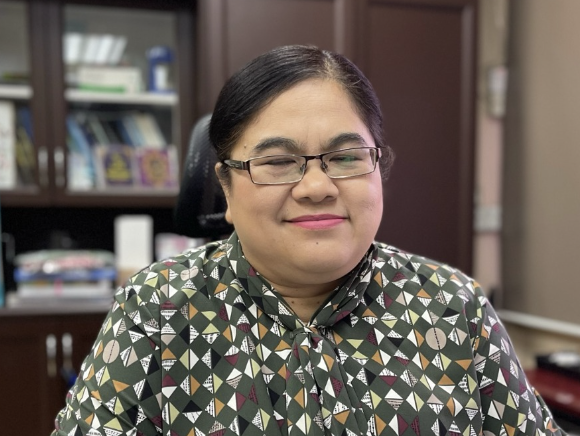 Kota Kinabalu City Hall Director-General Junainah Abie says the Sembulan River project could not be completed largely due to a land issue. – JASON SANTOS/The Vibes pic, July 29, 2023